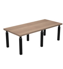 Tavolo riunione Prestige Quadro - 220 x 100 cm - ciliegio arabis/ nero Tavolo riunione Prestige Quadro - 220 x 100 cm - ciliegio arabis/ nero