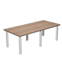 Tavolo riunione Prestige Quadro - 220 x 100 cm - ciliegio arabis/bianco Tavolo riunione Prestige Quadro - 220 x 100 cm - ciliegio arabis/bianco