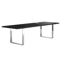 Tavolo riunioni Prestige Metal - 220 x 100 x 74 cm - nero venato Tavolo riunioni Prestige Metal - 220 x 100 x 74 cm - nero venato
