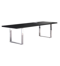 Tavolo riunioni Prestige Metal - 220 x 100 x 74 cm - nero venato Tavolo riunioni Prestige Metal - 220 x 100 x 74 cm - nero venato