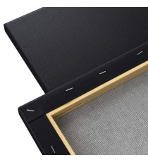 Tela pittura Classic - 30 x 40 cm - nero - DOM