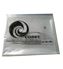 Telo copritutto - 150 x 200 cm - PE - trasparente - Gandolfi
