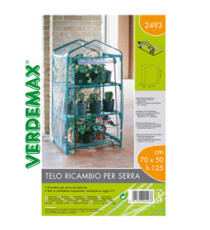 Telo di ricambio - per serra Azalea a 3 ripiani - trasparente - Verdemax Telo di ricambio - per serra Azalea a 3 ripiani - trasparente - Verdemax