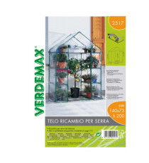 Telo di ricambio - per serra Ibicus a 8 ripiani - trasparente - Verdemax