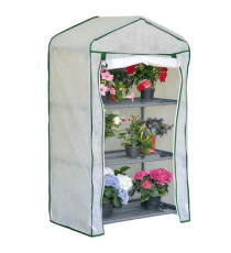 Telo ricambio - per serra Azalea a 3 ripiani - TNT - bianco - Verdemax Telo ricambio - per serra Azalea a 3 ripiani - TNT - bianco - Verdemax
