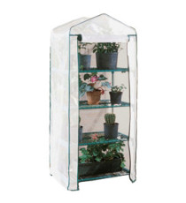 Telo ricambio - per serra Azalea a 4 ripiani - TNT - bianco - Verdemax Telo ricambio - per serra Azalea a 4 ripiani - TNT - bianco - Verdemax