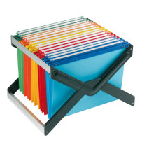 Supporto per cartelle sospese Luxor - con 10 cartelle Joker interasse 33 cm - 41x27,5x32 cm - colori assortiti - Bertesi Supporto per cartelle sospese Luxor - con 10 cartelle Joker interasse 33 cm - 41x27,5x32 cm - colori assortiti - Bertesi