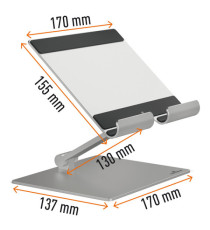 Supporto per tablet Rise -  fino a 13'' - Durable Supporto per tablet Rise -  fino a 13'' - Durable