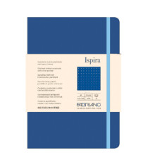 Taccuino Ispira - con elastico - copertina flessibile - A5 - 96 fogli - puntinato - blu royal - Fabriano Taccuino Ispira - con elastico - copertina flessibile - A5 - 96 fogli - puntinato - blu royal - Fabriano