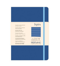 Taccuino Ispira - con elastico - copertina flessibile - A5 - 96 fogli - righe - blu royal - Fabriano Taccuino Ispira - con elastico - copertina flessibile - A5 - 96 fogli - righe - blu royal - Fabriano