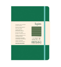 Taccuino Ispira - con elastico - copertina flessibile - A5 - 96 fogli - righe - verde - Fabriano Taccuino Ispira - con elastico - copertina flessibile - A5 - 96 fogli - righe - verde - Fabriano