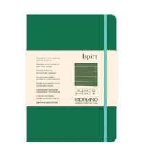 Taccuino Ispira - con elastico - copertina flessibile - A5 - 96 fogli - righe - verde - Fabriano Taccuino Ispira - con elastico - copertina flessibile - A5 - 96 fogli - righe - verde - Fabriano