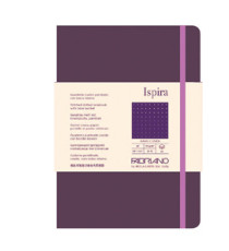 Taccuino Ispira - con elastico - copertina rigida - A5 - 96 fogli - puntinato - viola - Fabriano Taccuino Ispira - con elastico - copertina rigida - A5 - 96 fogli - puntinato - viola - Fabriano