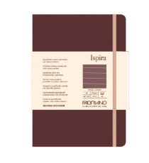 Taccuino Ispira - con elastico - copertina rigida - A5 - 96 fogli - righe - marrone - Fabriano Taccuino Ispira - con elastico - copertina rigida - A5 - 96 fogli - righe - marrone - Fabriano