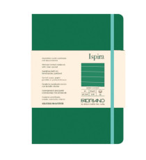 Taccuino Ispira - con elastico - copertina rigida - A5 - 96 fogli - righe - verde - Fabriano Taccuino Ispira - con elastico - copertina rigida - A5 - 96 fogli - righe - verde - Fabriano