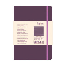 Taccuino Ispira - con elastico - copertina rigida - A5 - 96 fogli - righe - viola - Fabriano Taccuino Ispira - con elastico - copertina rigida - A5 - 96 fogli - righe - viola - Fabriano