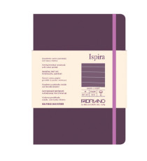 Taccuino Ispira - con elastico - copertina rigida - A5 - 96 fogli - righe - viola - Fabriano Taccuino Ispira - con elastico - copertina rigida - A5 - 96 fogli - righe - viola - Fabriano