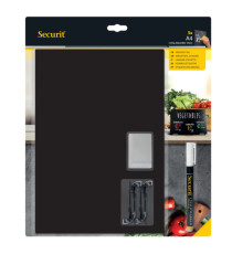 Tag - 21 x 29,7 cm (A4) - nero - Securit - set 5 pezzi