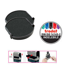 Tampone di ricambio 6/4642 - nero - Trodat - conf. 2 pezzi Tampone di ricambio 6/4642 - nero - Trodat - conf. 2 pezzi