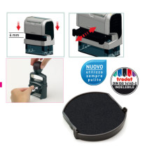 Tampone di ricambio 6/4642 - nero - Trodat - conf. 2 pezzi Tampone di ricambio 6/4642 - nero - Trodat - conf. 2 pezzi