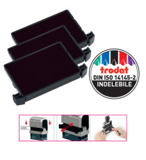 Tampone di ricambio 6/4750 - nero - Trodat - conf. 3 pezzi Tampone di ricambio 6/4750 - nero - Trodat - conf. 3 pezzi