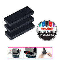 Tampone di ricambio 6/4817 - nero - Trodat - conf. 3 pezzi Tampone di ricambio 6/4817 - nero - Trodat - conf. 3 pezzi