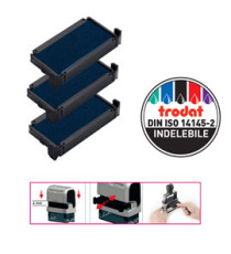 Tampone di ricambio 6/4911 - blu - Trodat - conf. 3 pezzi Tampone di ricambio 6/4911 - blu - Trodat - conf. 3 pezzi