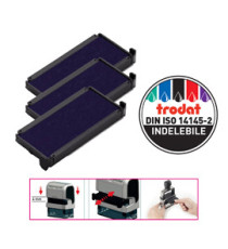 Tampone di ricambio 6/4913 - blu - Trodat - conf. da 3 pezzi Tampone di ricambio 6/4913 - blu - Trodat - conf. da 3 pezzi
