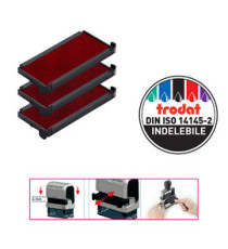 Tampone di ricambio 6/4915 - rosso - Trodat - conf. 3 pezzi Tampone di ricambio 6/4915 - rosso - Trodat - conf. 3 pezzi