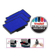 Tampone di ricambio 6/53 - blu - Trodat - conf. 3 pezzi