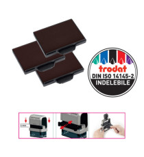 Tampone di ricambio 6/58 - nero - Trodat - conf. 3 pezzi Tampone di ricambio 6/58 - nero - Trodat - conf. 3 pezzi