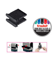 Tampone di ricambio 6/9430 - nero - Trodat - conf. 2 pezzi Tampone di ricambio 6/9430 - nero - Trodat - conf. 2 pezzi