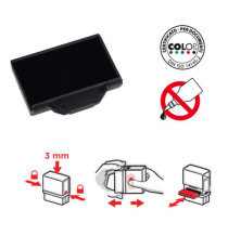 Tampone di ricambio E/45 - nero - Colop