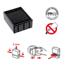 Tampone di ricambio E/Q43 - nero - Colop Tampone di ricambio E/Q43 - nero - Colop