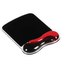 Tappetino Duo Gel -  per mouse - rosso/fumo - Kensington Tappetino Duo Gel -  per mouse - rosso/fumo - Kensington