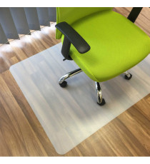 Tappeto Chair Mat salvapavimenti - 90 x 120 cm - vinile - trasparente - Velcoc