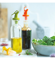 Tappi olio/aceto salvagoccia - Perfetto - set 2 pezzi