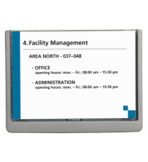 Targa per porte/pareti Click Sign - 21 x 14,9 cm (A5) - Durable