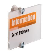 Targa per porte/pareti Crystal Sign - 14,8 x 10,5 cm - Durable Targa per porte/pareti Crystal Sign - 14,8 x 10,5 cm - Durable