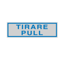 Targhetta adesiva - TIRARE PULL - 16,5 x 5 cm - Cartelli Segnalatori Targhetta adesiva - TIRARE PULL - 16,5 x 5 cm - Cartelli Segnalatori