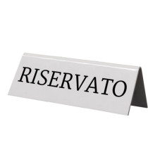 Targhetta RISERVATO per tavoli - Securit - set 5 pezzi