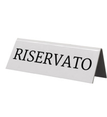 Targhetta RISERVATO per tavoli - Securit - set 5 pezzi