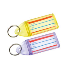 Targhette portachiavi - colori assortiti - Lebez - conf. 15 pezzi