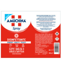 Spray amuchina - disinfettante per ambienti oggetti e tessuti - 400 ml - Amuchina Professional Spray amuchina - disinfettante per ambienti oggetti e tessuti - 400 ml - Amuchina Professional
