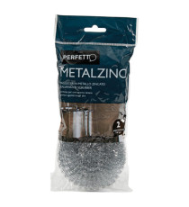 Spugna zincata - 30 gr - metallo zincato - Perfetto - conf. 2 pezzi