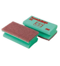 Spugne accoppiate - verde - Scotch-Brite - conf.10 pezzi Spugne accoppiate - verde - Scotch-Brite - conf.10 pezzi