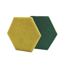 Spugne in fibra 96Hex - doppia funzione - Scotch-Brite - conf. 15 pezzi