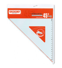 Squadra linea Profil - alluminio - 45gradi - 30cm - Arda