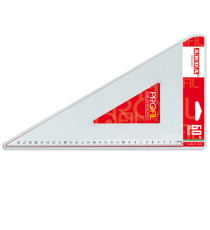 Squadra linea Profil - alluminio - 60gradi - 30cm - Arda