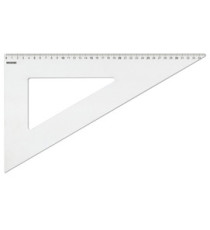 Squadra linea Profil - alluminio - 60gradi - 35cm  - Arda